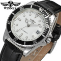 WINNER 029 Top Brand Men Mechanical Watch Automatic Fashion Luxury Leather Male Clock Relogio Masculino